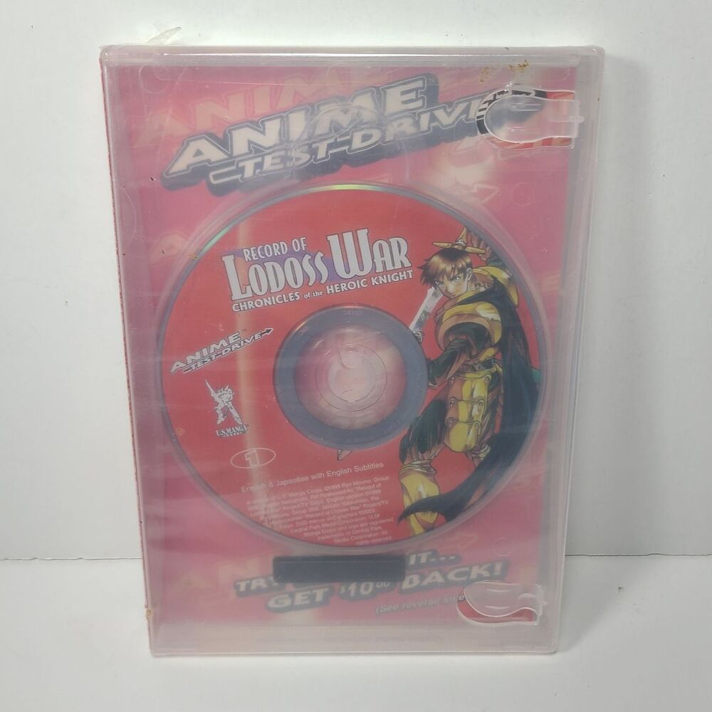 Anime Test Drive: Record of Lodoss War Chronicles of the Heroic Knight DVD NEW